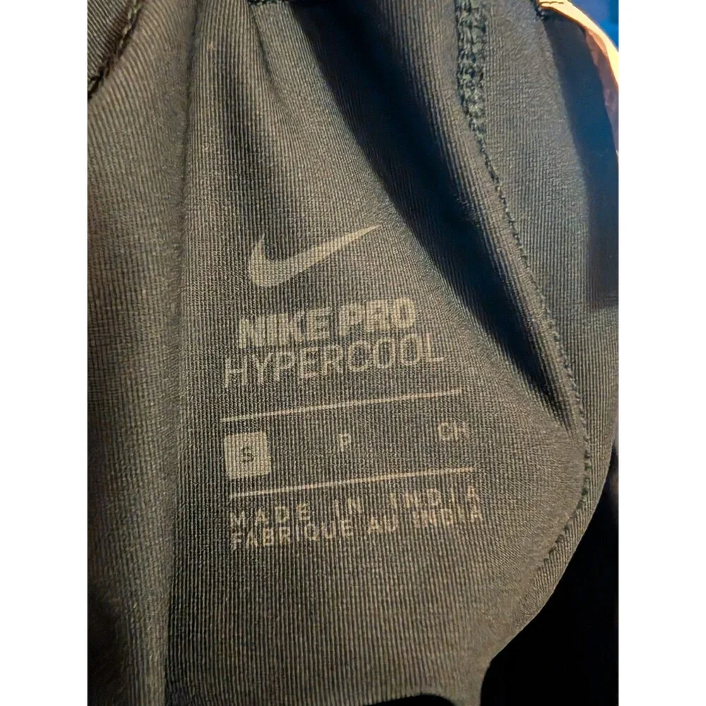 Nike Pro Hypercool Compression Leggings Small Teal Crop Pants 889651 Training